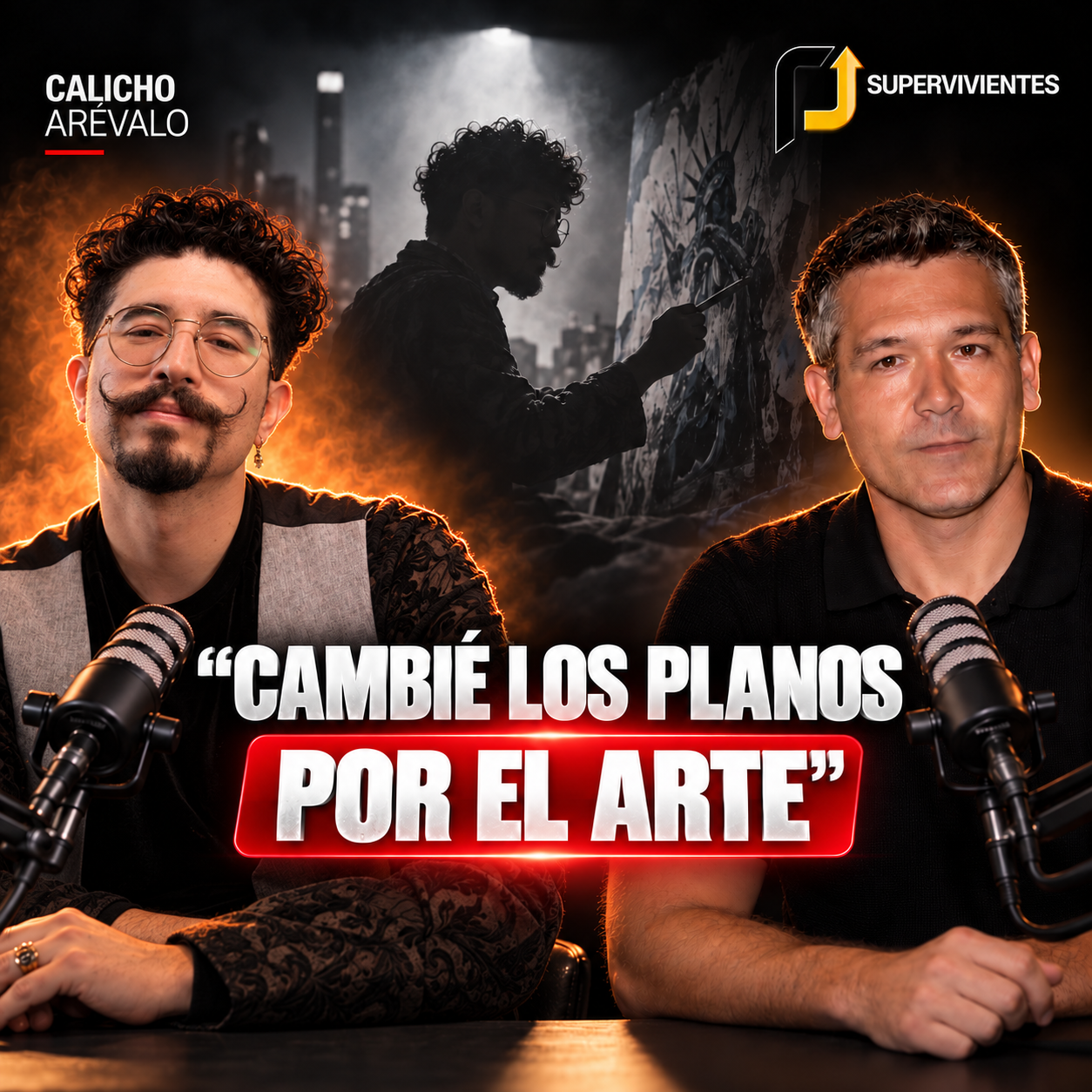 Portada de presentación de Calicho Arévalo en SUPERVIVIENTES