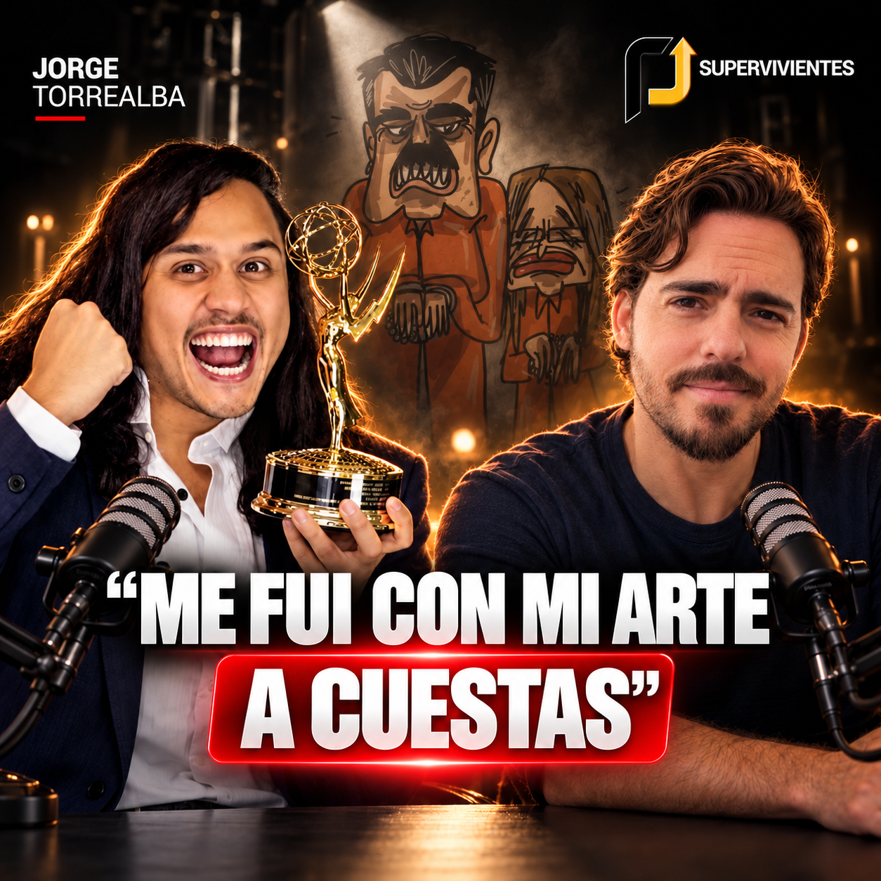 Portada de presentación de Jorge Torrealba en SUPERVIVIENTES