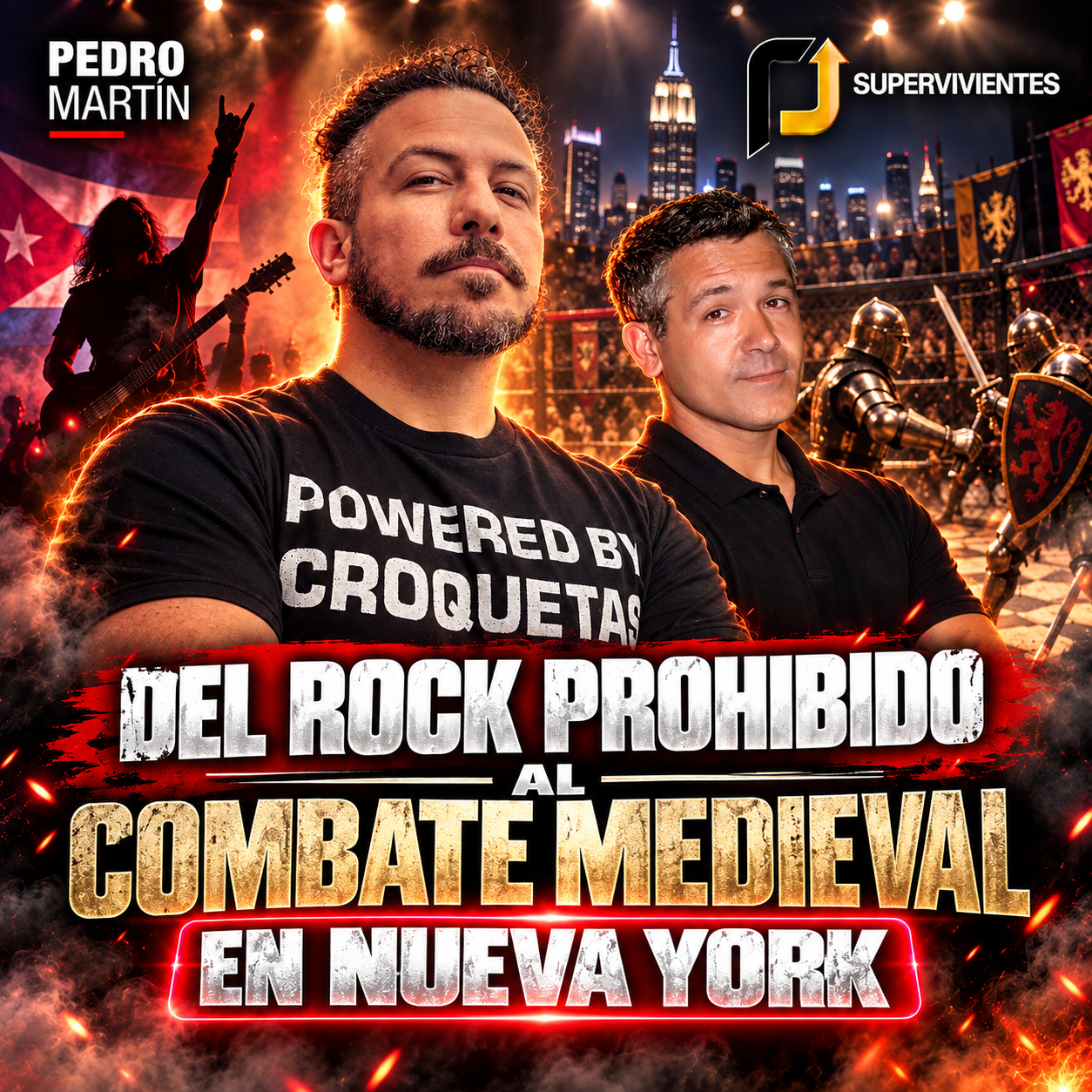 Portada de presentación de Pedro Martín en SUPERVIVIENTES
