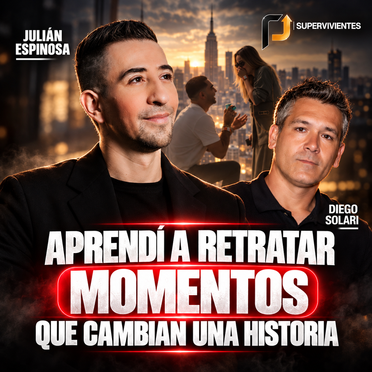 Portada de presentación de Julián Espinosa en SUPERVIVIENTES