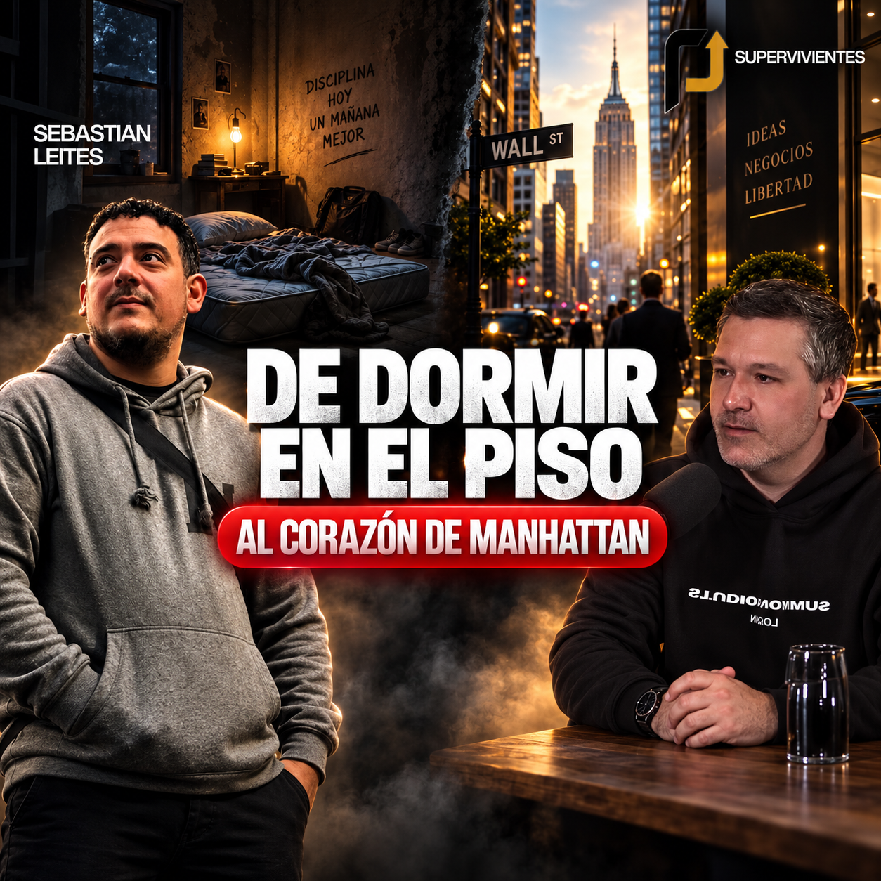 Portada de presentación de Sebastián Leites en SUPERVIVIENTES